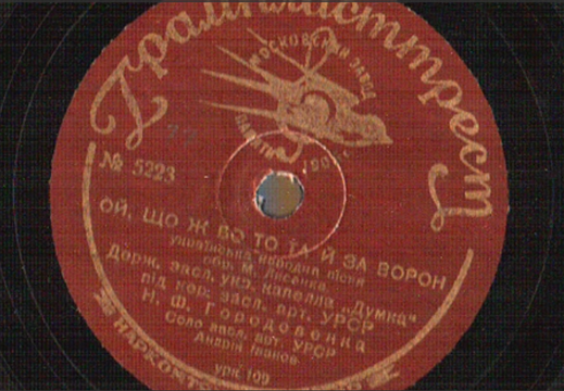 Ой, що ж бо то та й за ворон, українська народна пісня